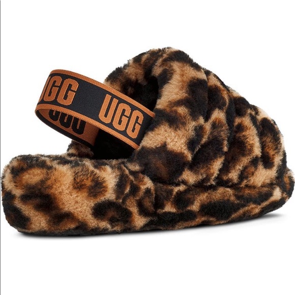 NIB UGG Fluff Yeah Slide Sheepskin Slipper size 9 authentic new with box - Picture 2 of 6